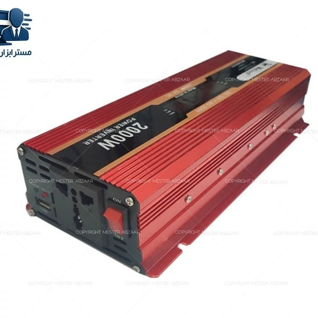 پاور اینورتر مبدل تبدیل برق خودرو 2000 وات برند ولیون welion ویلیون WE-2000LC