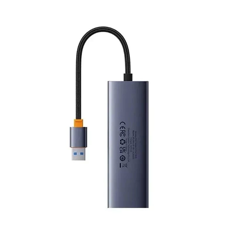 هاب 4 پورت باسئوس مدل Baseus UltraJoy Type-A to USB3.0+RJ45 BS-OH109