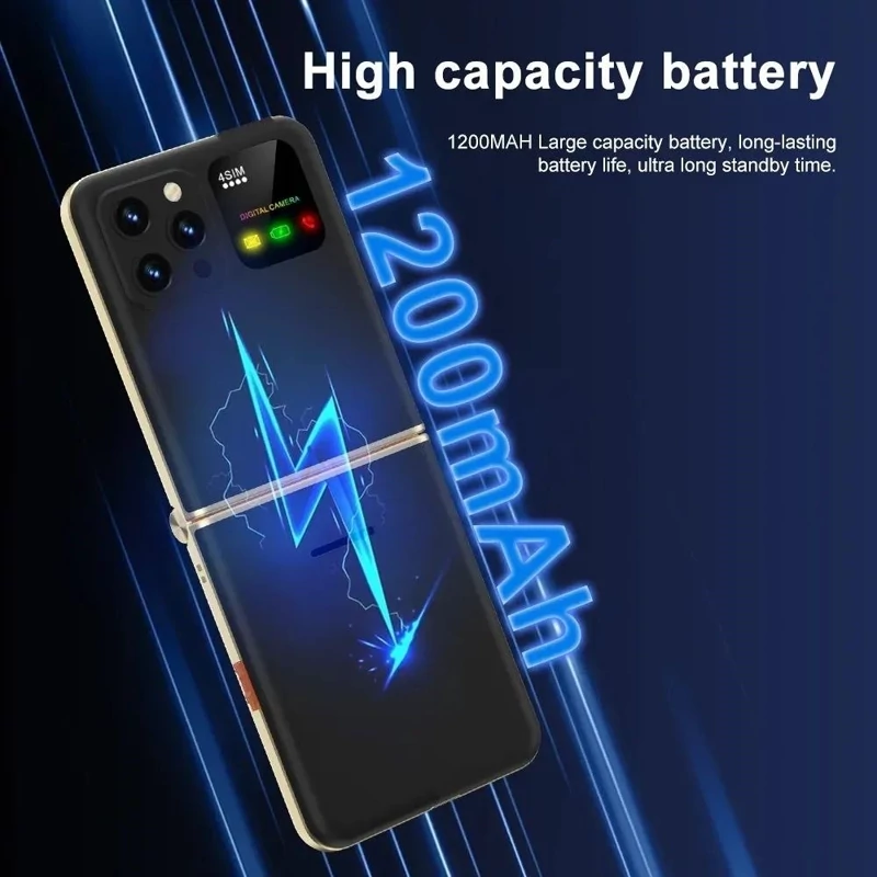 گوشی ساده دکمه ای تاشو .برندسروو ساده تاشو 4سیم کارت مدل P20 Servo دوربین طرح آیفون ا P20 foldable mobile phone