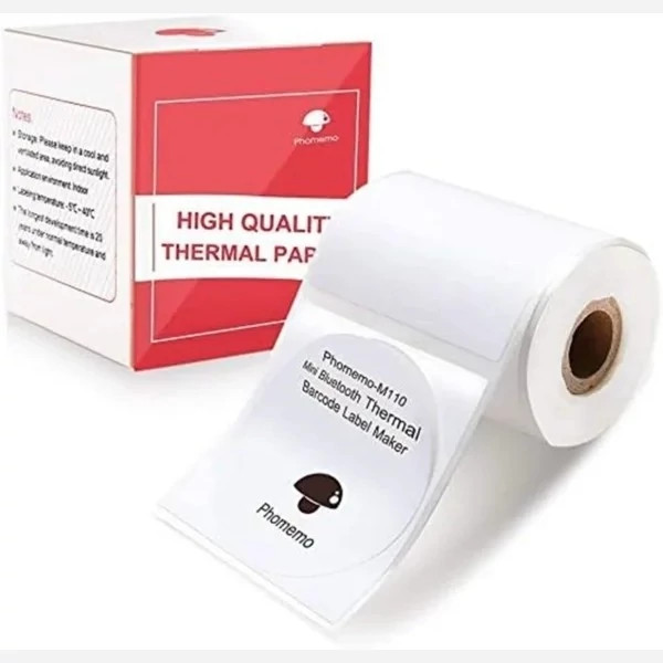 رول پرینتر لیبل زن حرارتی Phomemo ROUND LABLE XY5050-