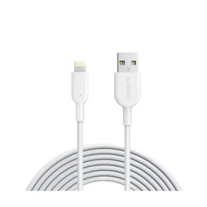 کابل شارژ انکر مدل Anker PowerLine II USB-A to Lightning-A8432 با طول 90 سانتی متر