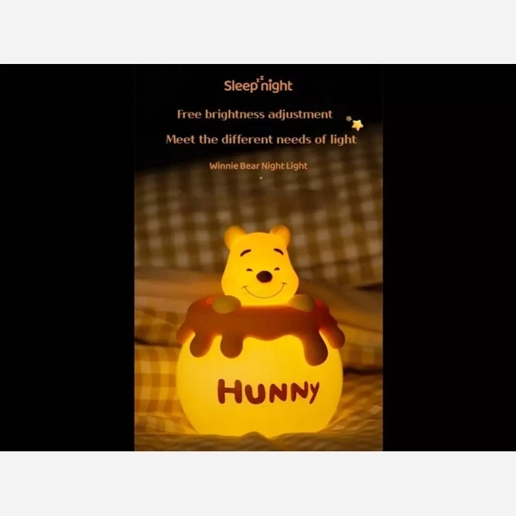 چراغ خواب فانتزی شارژی رومیزی اتاق کودک MYCP2305 Winnie the Pooh