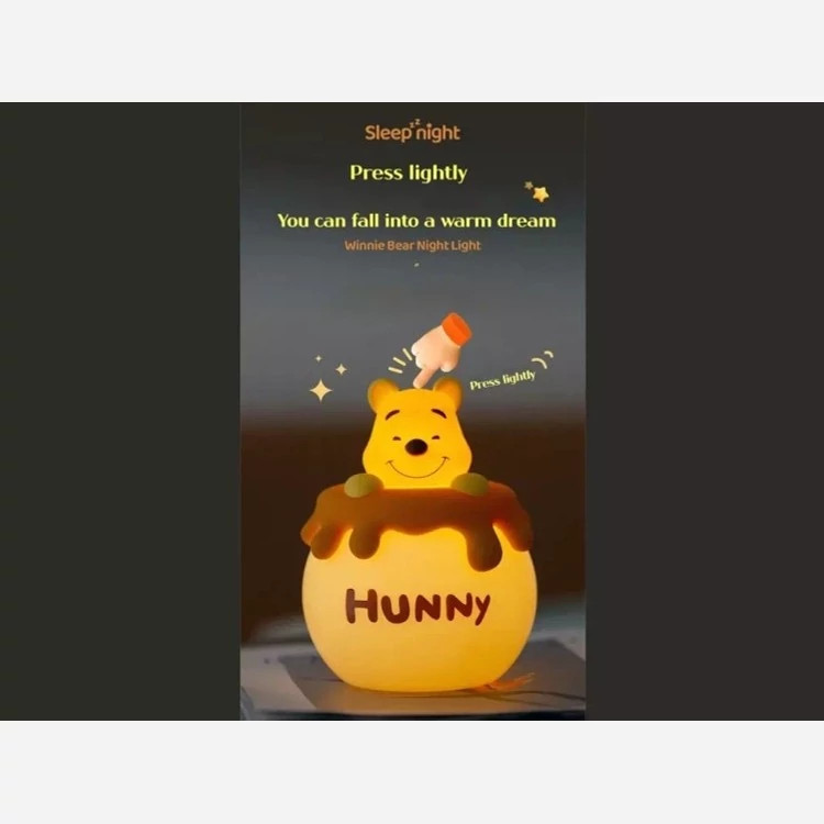 چراغ خواب فانتزی شارژی رومیزی اتاق کودک MYCP2305 Winnie the Pooh