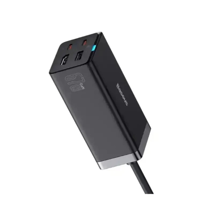 شارژر رومیزی و هاب باسئوس GaN5 Pro Fast Charging 1U+2C+ HDMI توان 67
