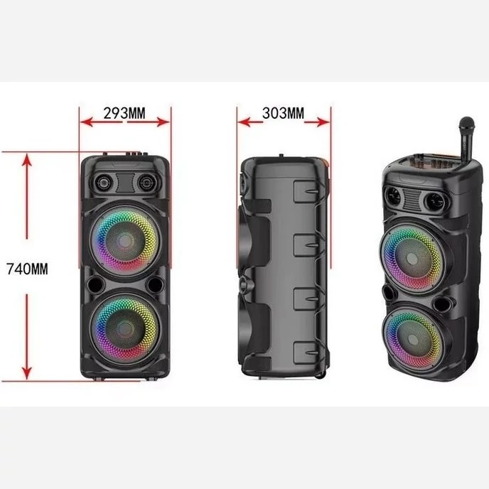 اسپیکر چمدانی بی سیم قابل حمل Sing-E مدل ZQS8227S
