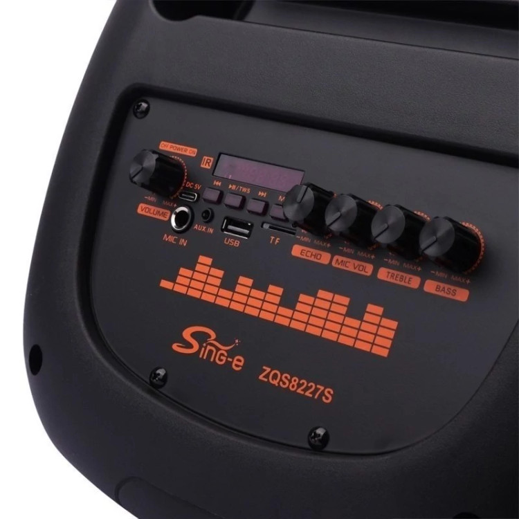اسپیکر چمدانی بی سیم قابل حمل Sing-E مدل ZQS8227S