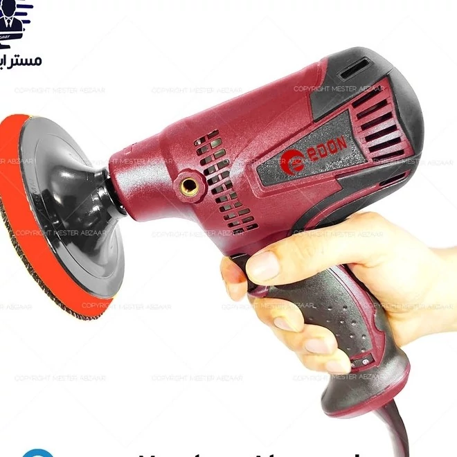 پولیش دریلی دیمردار دستی حرفه ای ادون تفنگی مدل EDON BM125/600