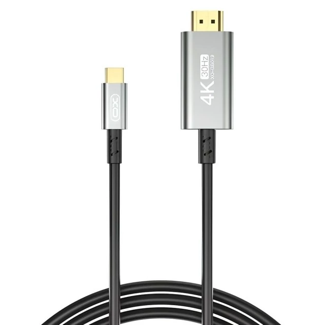 کابل تبدیل USB-C به HDMI برند XO مدل GB019 طول 180 سانتی متر