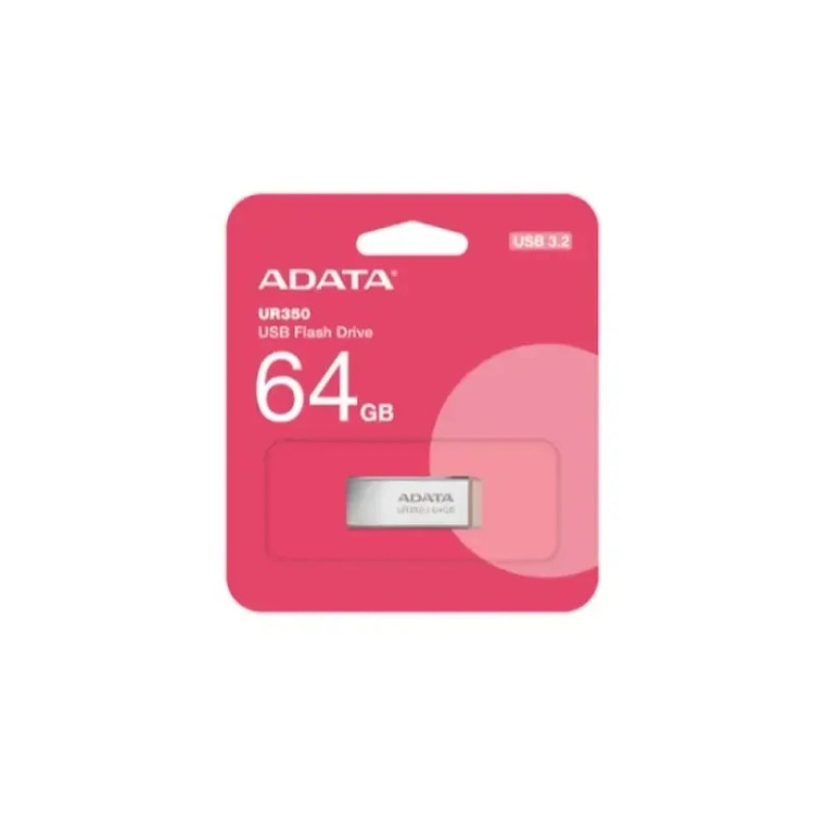 فلش مموری USB 3.2 Gen1 ای دیتا مدل UR350 ظرفیت 64 گیگابایت