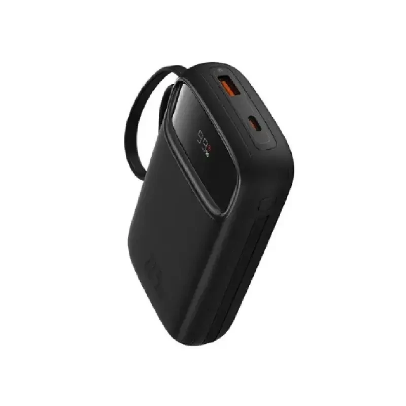 پاوربانک باسئوس مدل Qpow2 Dual Cable-22.5w با ظرفیت 10000 میلی آمپر