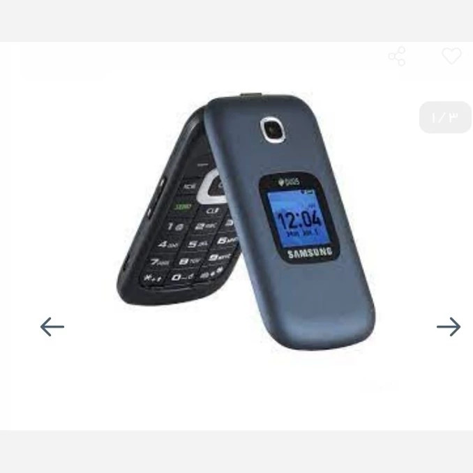 گوشی سامسونگ B311 V حافظه 64 مگابایت رم 32 مگابایت ا Samsung B311 V 64/32 MB