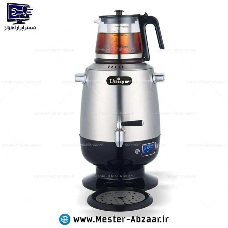 چای ساز سماور برقی 3500 وات 4 لیتری یونیک تکنولوژی آلمان مدل Unique 8046