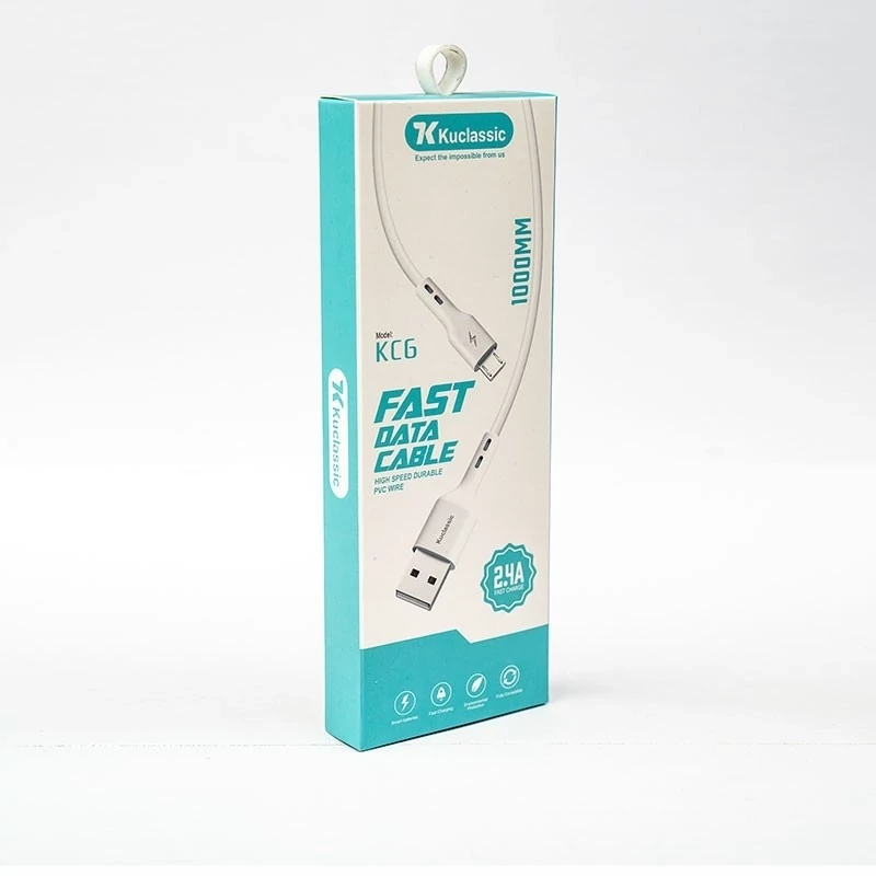 کابل شارژ میکرو یو اس بی، برند کوکلایسیک، مدل Kuclassic Micro USB KC6