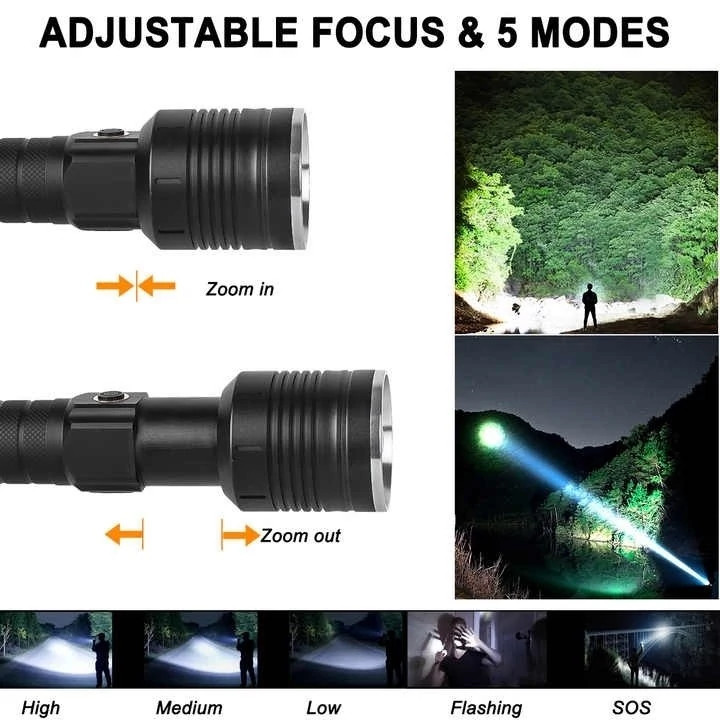 چراغ قوه پلیسی مدل P90 Police flashlight model P90