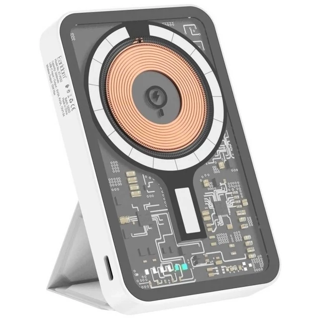 پاوربانک مگنتی 15 وات و تایپ سی 22.5 وات فست شارژ 5000 ارلدام مدل PD32