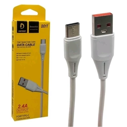 کابل شارژ تایپ سی دنمن مدل D01T