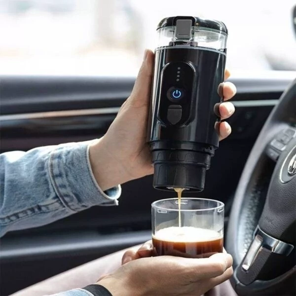 مینی اسپرسو ساز شارژی قابل حمل مدل Mini Espresso CF-1801BGC   13