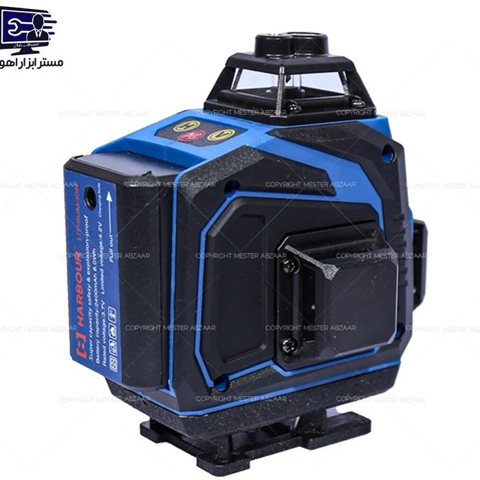 تراز لیزری 16 خط 4 بعدی نور سبز شارژی 360 درجه برند هاربر مدل HARBOUR H3002