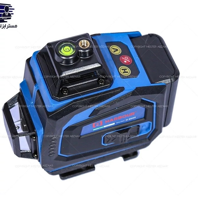 تراز لیزری 16 خط 4 بعدی نور سبز شارژی 360 درجه برند هاربر مدل HARBOUR H3002