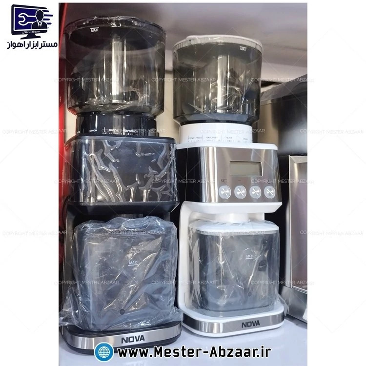 آسیاب قهوه با 51 درجه تنظیم 165 وات نوا کد 3663 مدل نووا NOVA NM-3663
