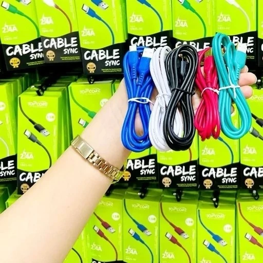 کابل شارژ Type-C تاپ کور مدل cb23-11c طول 1.5 متر فست شارژ