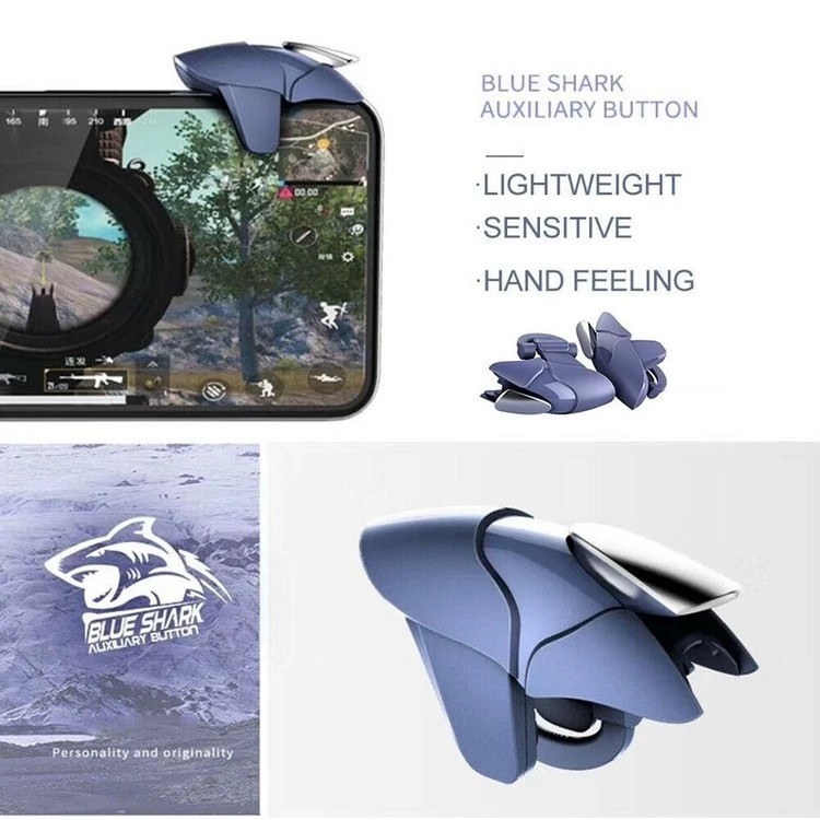 دسته بازی PubG انگشتی CH-5 Blue Shark CH-5 Blue Shark PubG Finger Gamepad