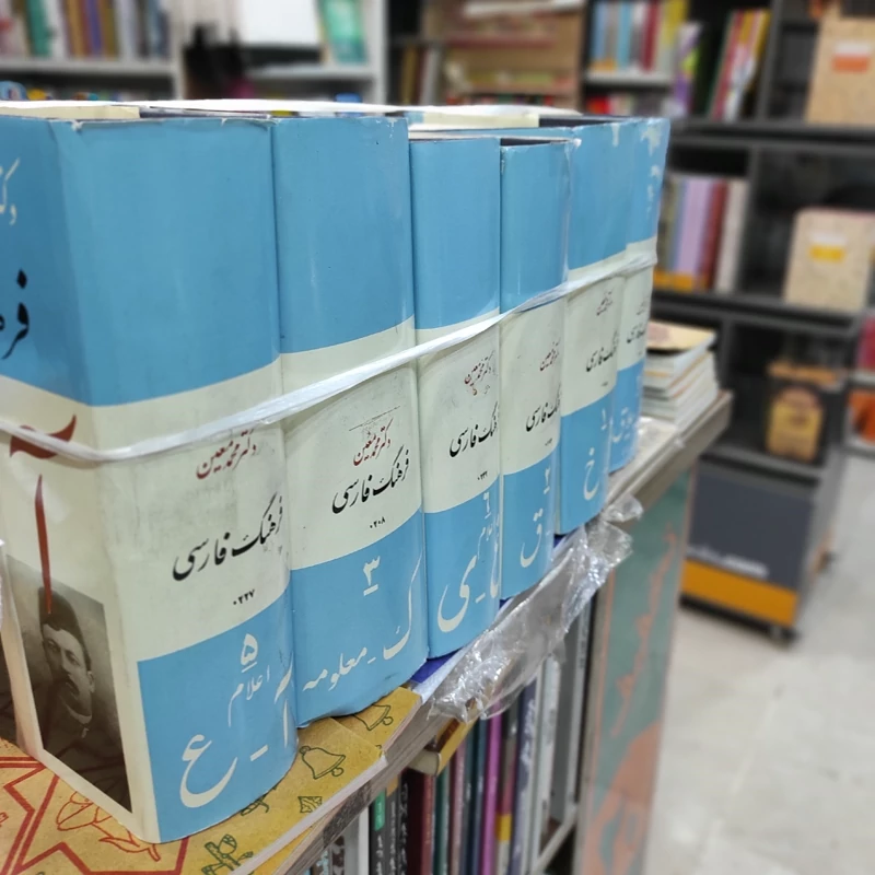 کتاب لغت نامه معین 6جلدی نشر امیرکبیر