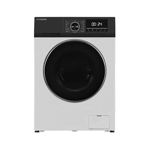 ماشین لباسشویی اتوماتیک ایکس ویژن مدل TP92-BWD WHITE ظرفیت 8 کیلوگرم