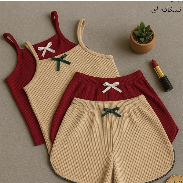 ست تاپ شلوارک دخترانه خرید آنلاین ست دخترانه