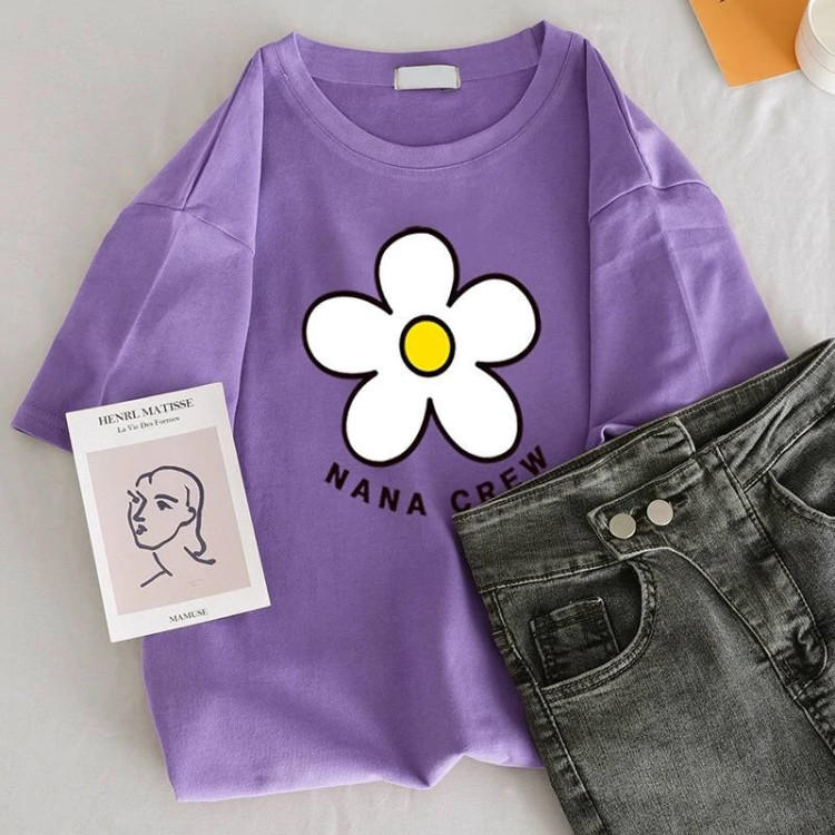 تیشرت طرح گل