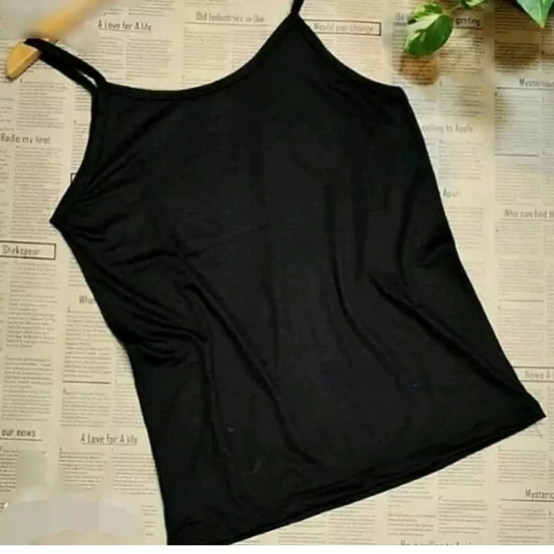 حراج آخر فصل تاپ ساده مشکی زیرکتی دخترانه تا سایز 38
