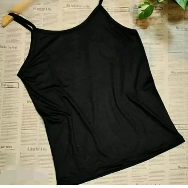حراج آخر فصل تاپ ساده مشکی زیرکتی دخترانه تا سایز 38