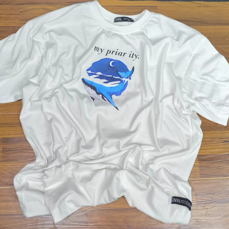 تیشرت جنس پنبه رنگبندی و از سایز xl تا 5xl زنانه مردانه دلفین
