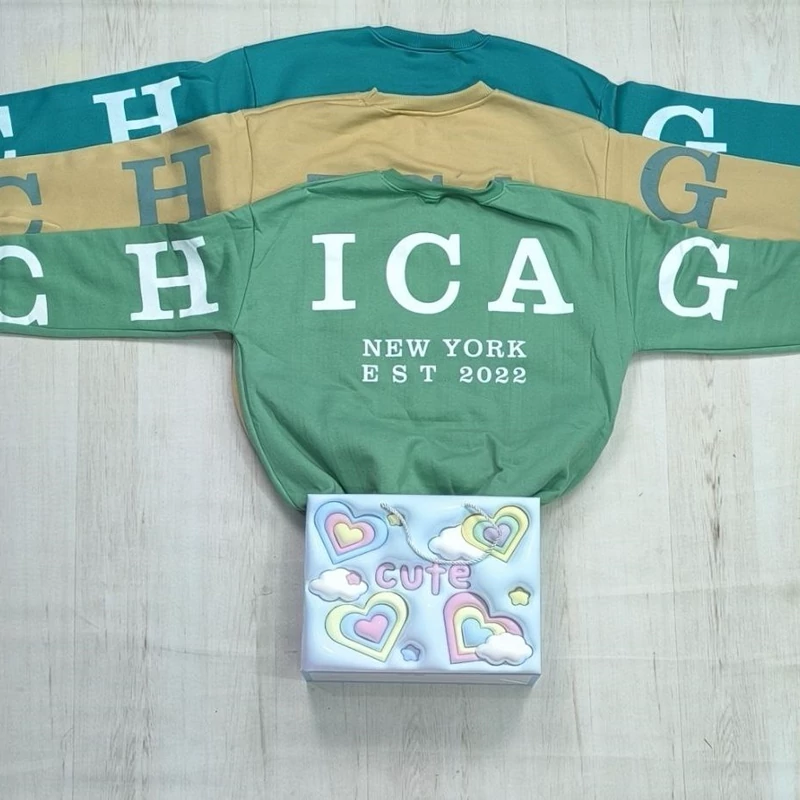 دورس کرکی اسپرت زنانه مردانه قواره دار طرح شیکاگو