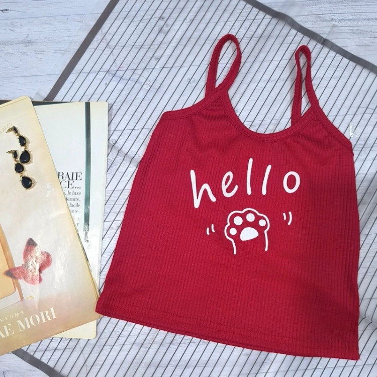 تاپ بندی کراپ فانتزی پنجه hello