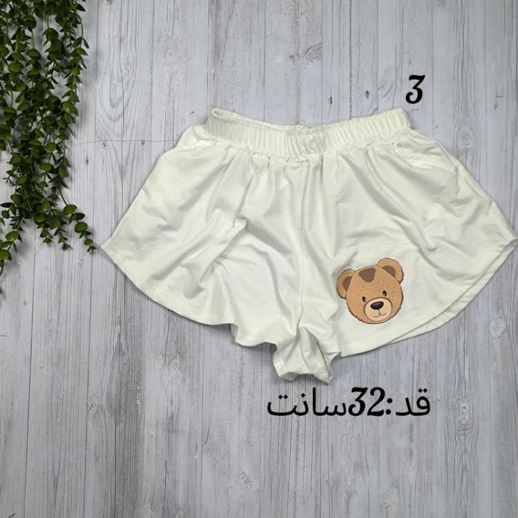 شلوارک دامنی طرحدار