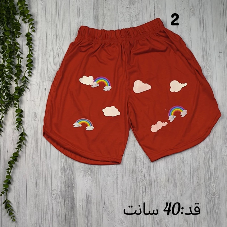 شلوارک طرحدار کیوت