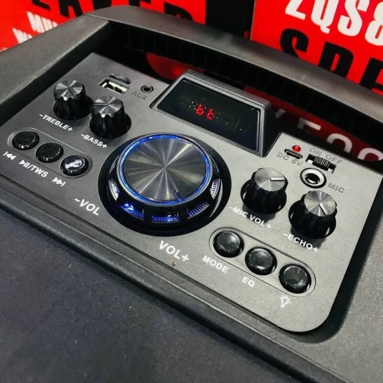 اسپیکر پارتی باکس شارژی قابل حمل مدل zqs 8210