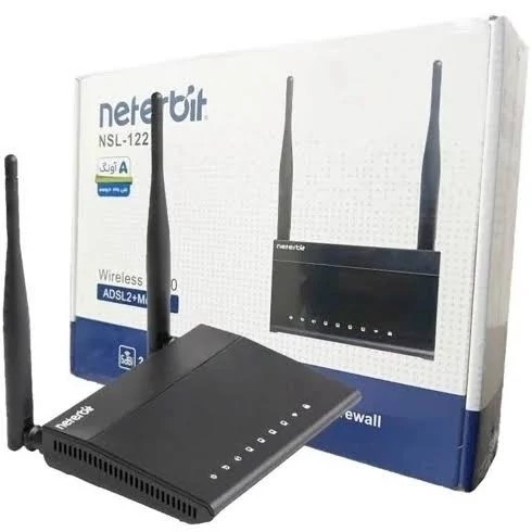 مودم روتر +ADSL2 نتربیت 2آنتن مدل NSL-122