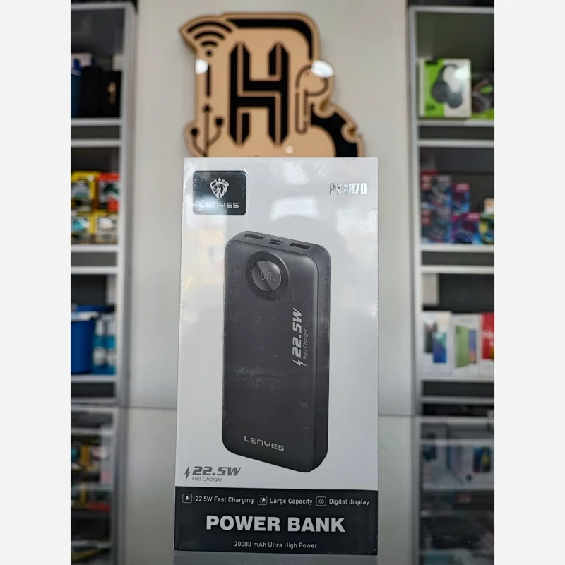 پاور بانک 22.5 وات لنیز مدل px287D ظرفیت 20000 میلی آمپر ساعت