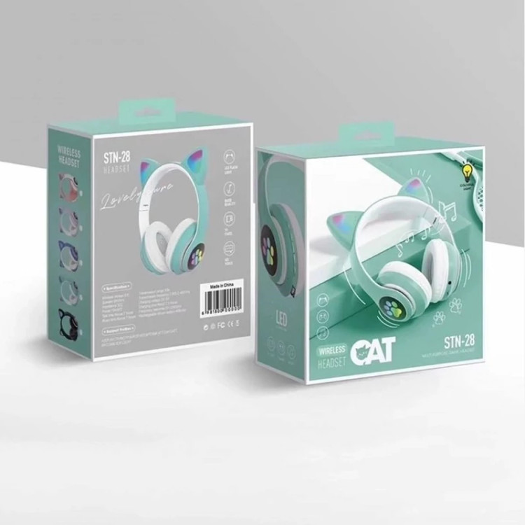 هدفون طرح گربه مدل stn-28