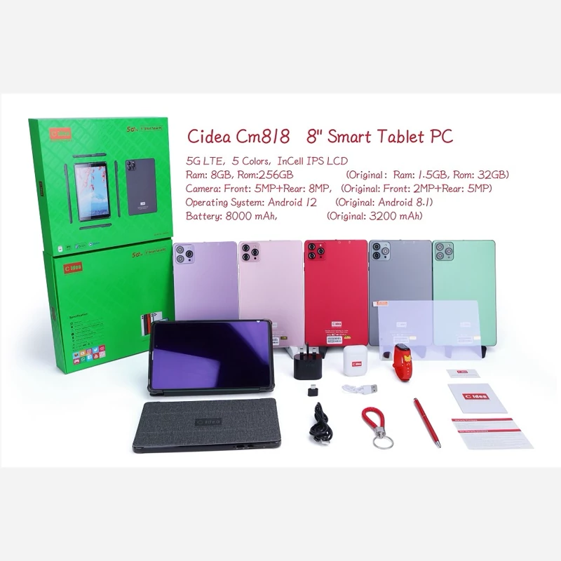 تبلت مدل Cidea 818 256 gig ram 8