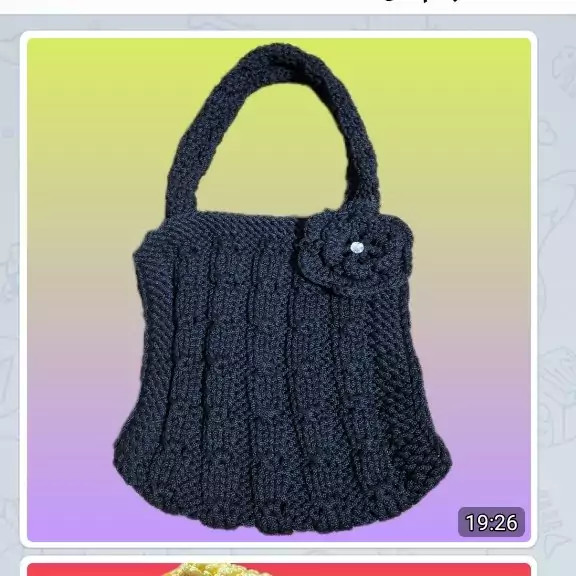 کیف دست بافت