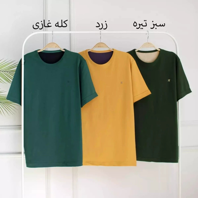 تیشرت یقه گرد مردانه و پسرانه پنبه اعلاء، سایز بندی