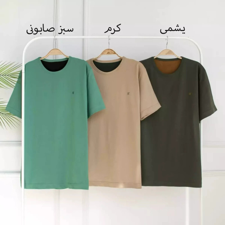 تیشرت یقه گرد مردانه و پسرانه پنبه اعلاء، سایز بندی