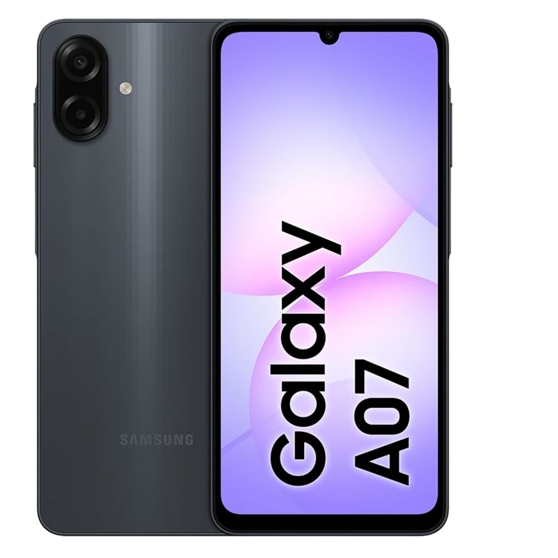 گوشی موبایل سامسونگ مدل Galaxy A07، دو سیم کارت، ظرفیت 64 گیگابایت و رم 4 گیگابایت.