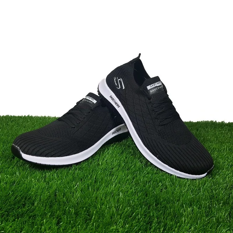 کتونی جورابی اسکیچرز مردانه و زنانه طوسی و مشکی