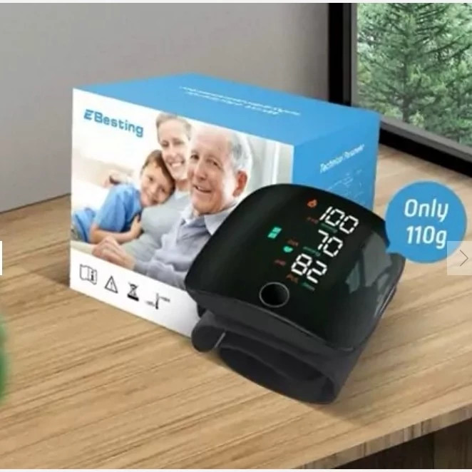 دستگاه فشار سنج شارژی مچی سخنگو با نمایشگر LED