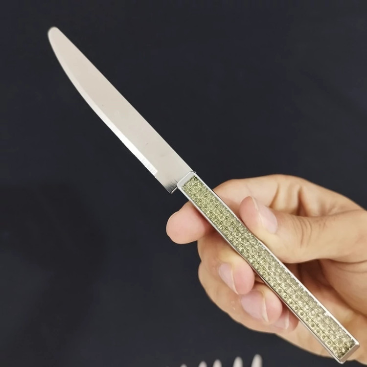 چاقو میوه خوری MTG کد 15706 نقره ای طلایی بسته 12 عددی با ارسال رایگان