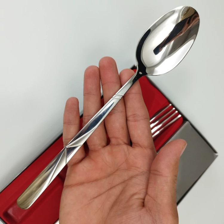 قاشق و چنگال استیل گیلدا مدل هایزن بسته 6+6 عددی با ارسال رایگان